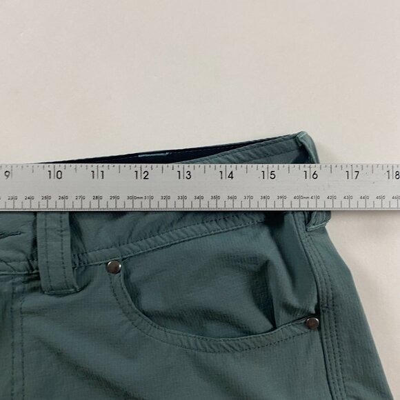 Howler Brothers Shorts Men's Size 31 Watermans Work Green Rips Stop Stretch - Picture 10 of 13